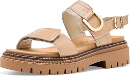 Camel Crinkle Patent Leather
