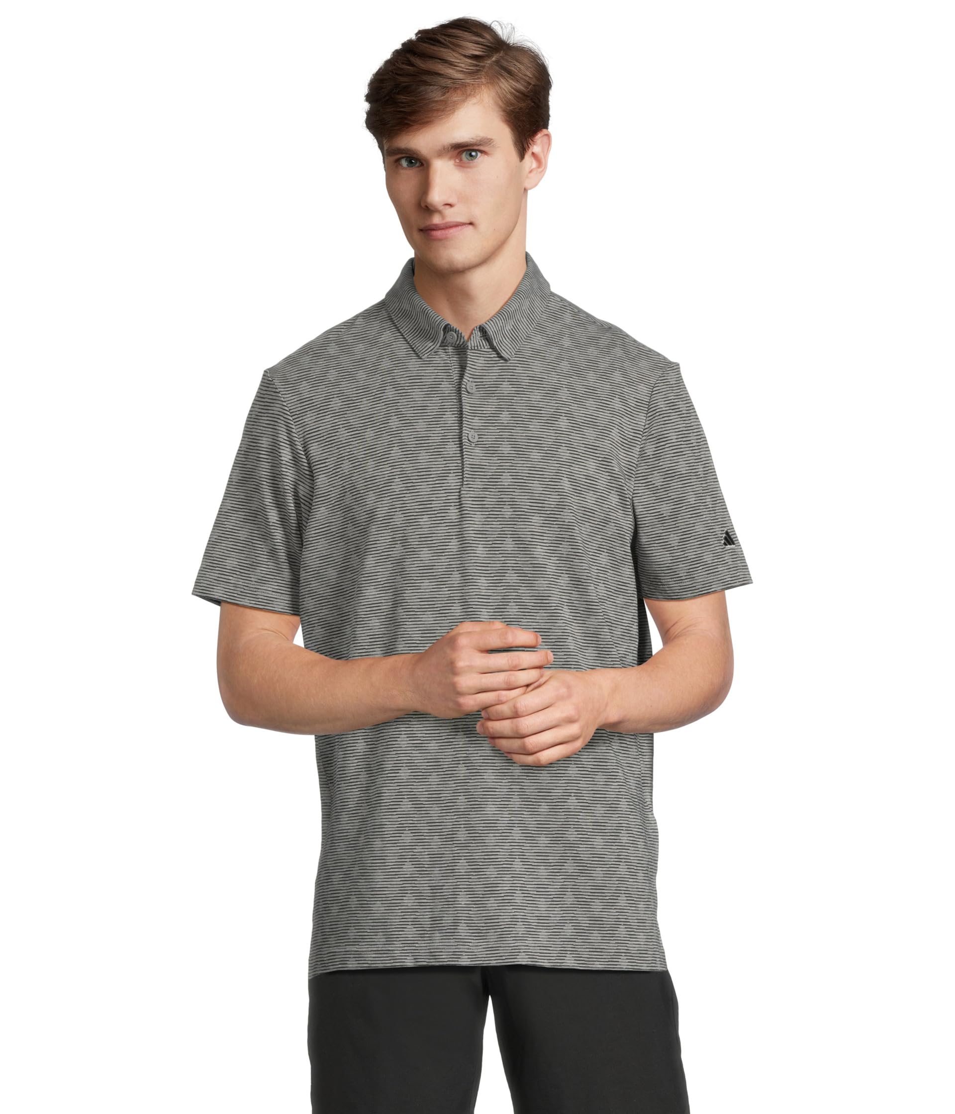 Go-To Printed Stripe Golf Polo Shirt