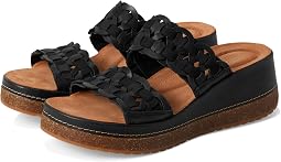 Black Combi Leather