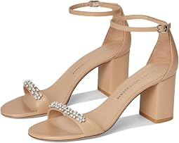 Stuart Weitzman Nudist Poppy Block 75 сандалии Женский