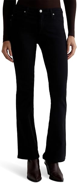 AG Jeans джинсы Angel Low Rise, супер черный