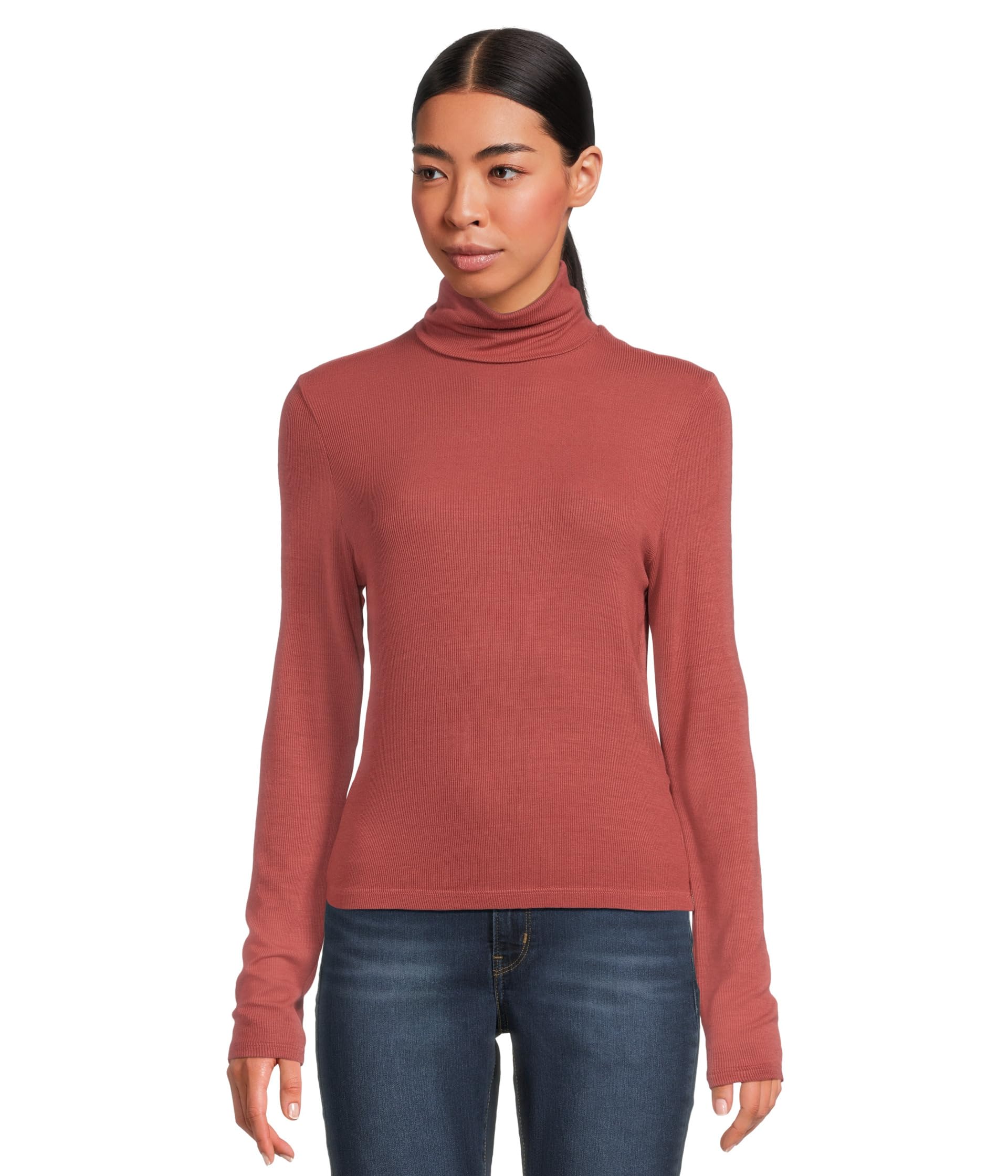 Tara Crop Turtleneck