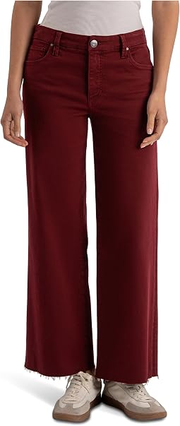 Женские джинсы Meg High-Rise Fab Ab Wide Leg Raw Hem