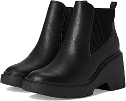 Black Faux Leather