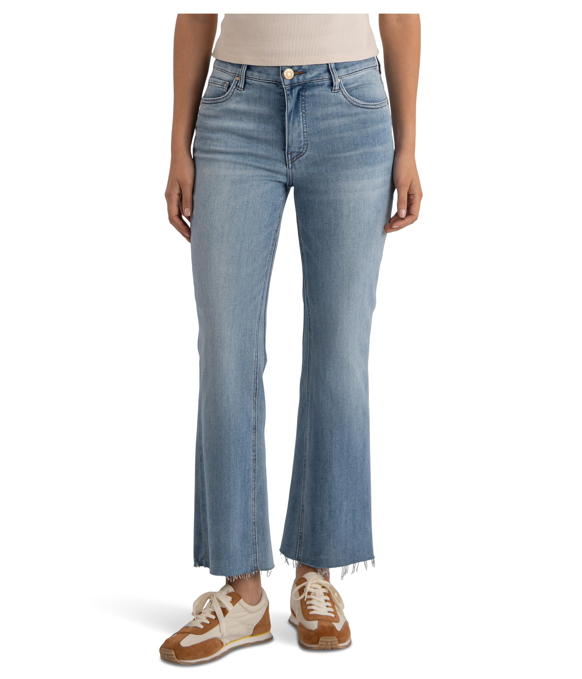 KUT from the Kloth брюки Kelsey High-Rise Fab AB Ankle Flare-Nset