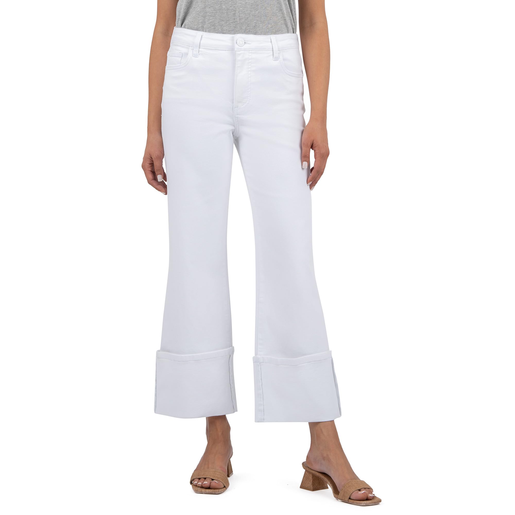 Charlotte High Rise Fab Ab Wide Leg-Roll Up