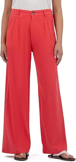Ryan - High-Rise Wide Straight Leg Front Pleats
