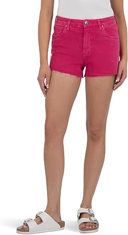 Jane High-Rise Shorts with Raw Hem