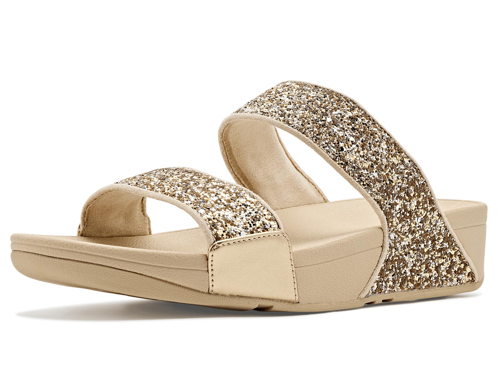 FitFlop Lulu шлепанцы с блестками, многоцветные