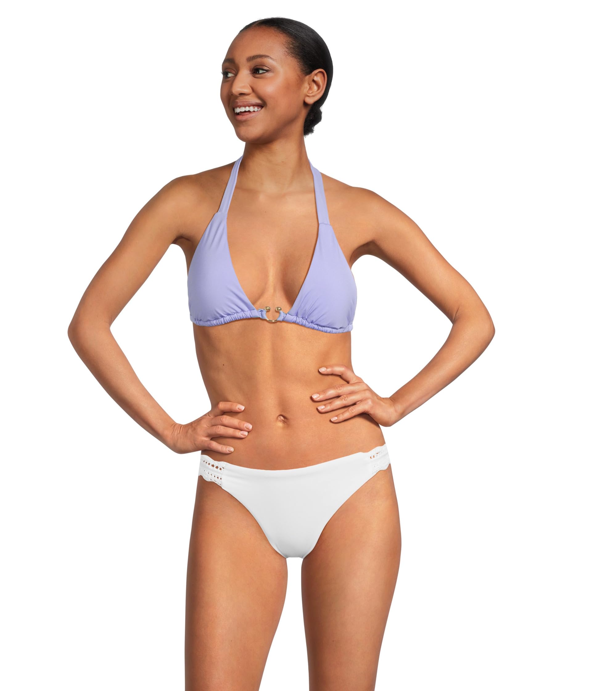 Женские плавки Colette Scalloped Crochet Tab American Fit