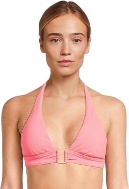 Женский топ с halter-вырезом и пряжкой Modern Edge Rib Mira U