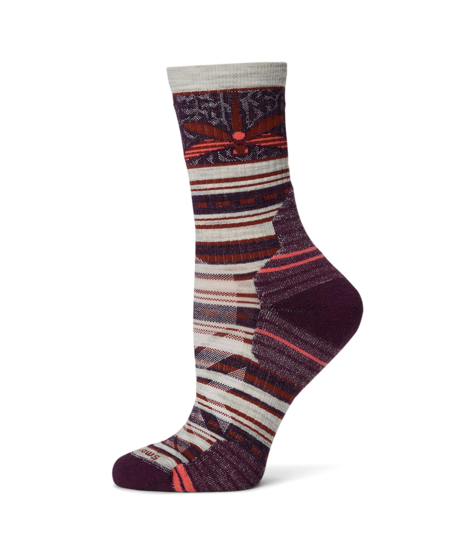 Носки Smartwool Mid Crew с целевой амортизацией и узором Dragon Stitch