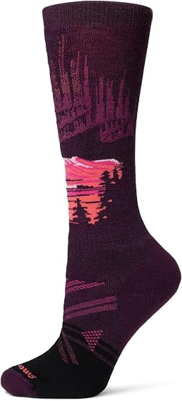 Ski Full Cushion Alpine Auroras Over The Calf Socks