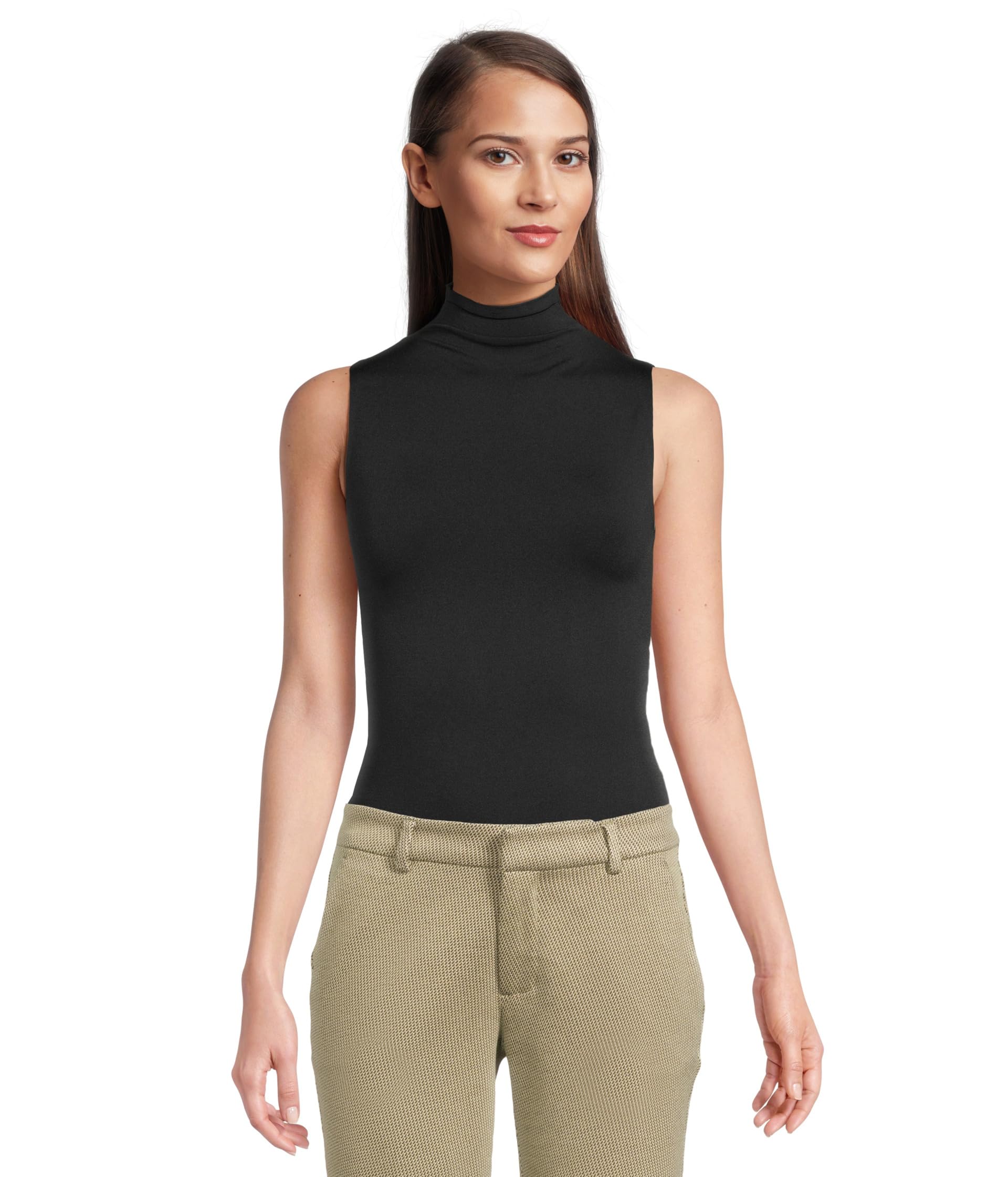 Prima Ballet Sleeveless Mockneck Bodysuit