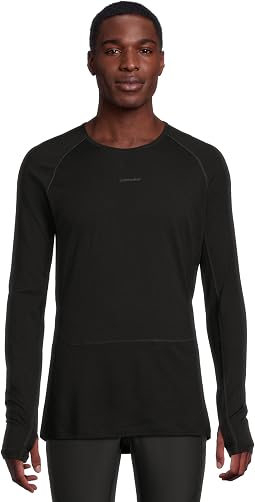 Мериносовая кофта Icebreaker с длинным рукавом и круглым вырезом, технология ZoneKnit™