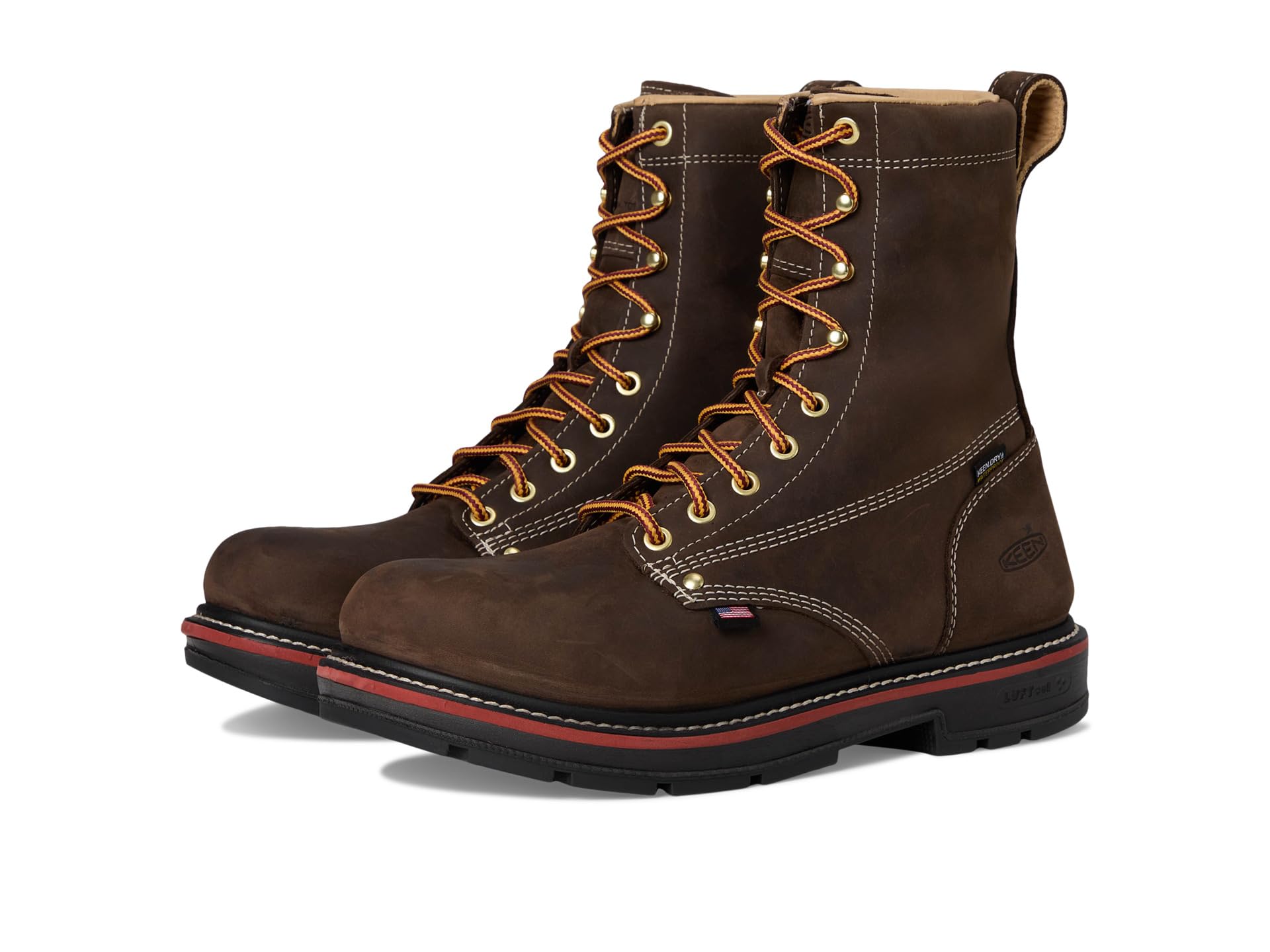 Liberty 8" Waterproof 90° Heel Boots (Carbon Toe)