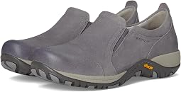 Grey Waterproof Burnished Suede