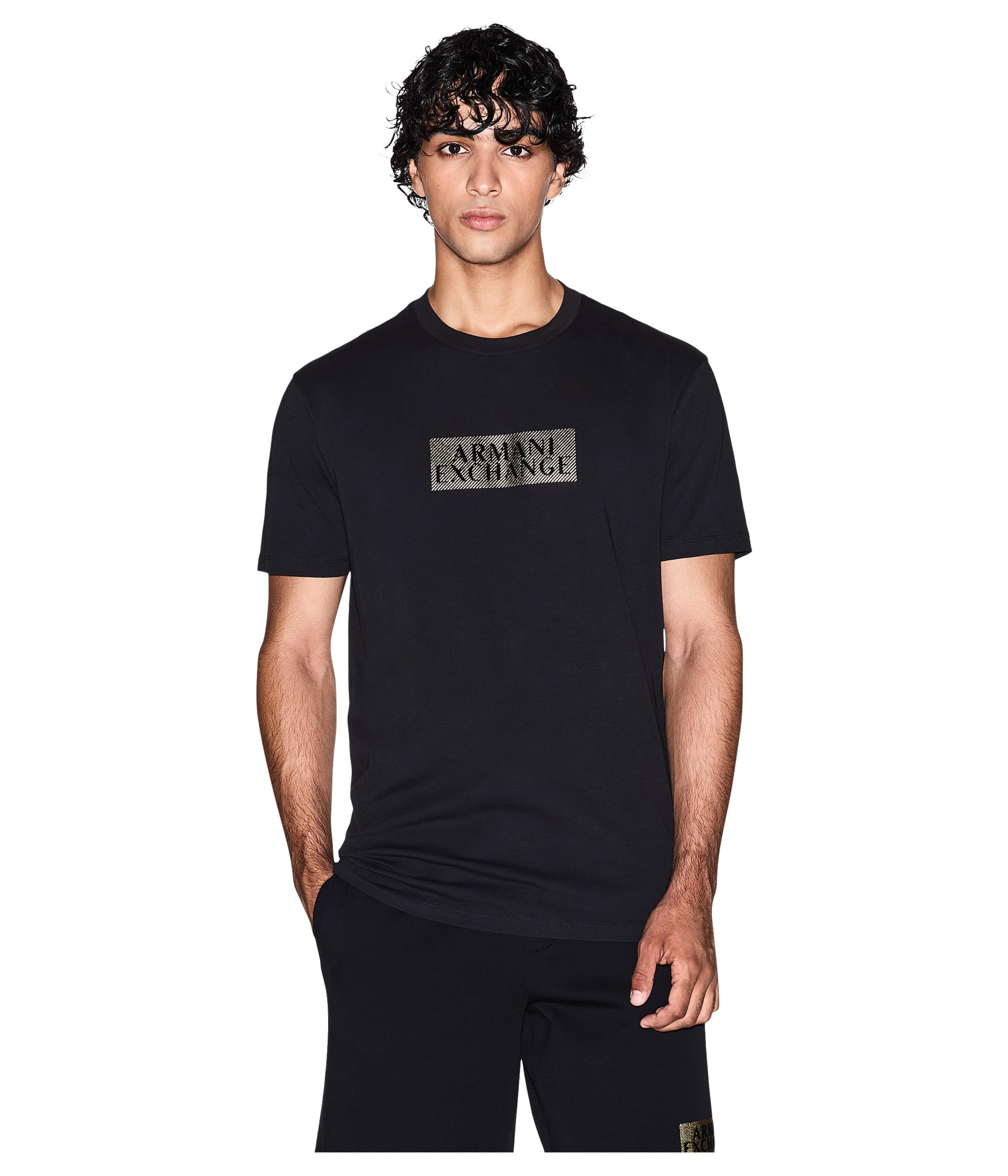 Футболка Armani Exchange Gold Detail Cotton