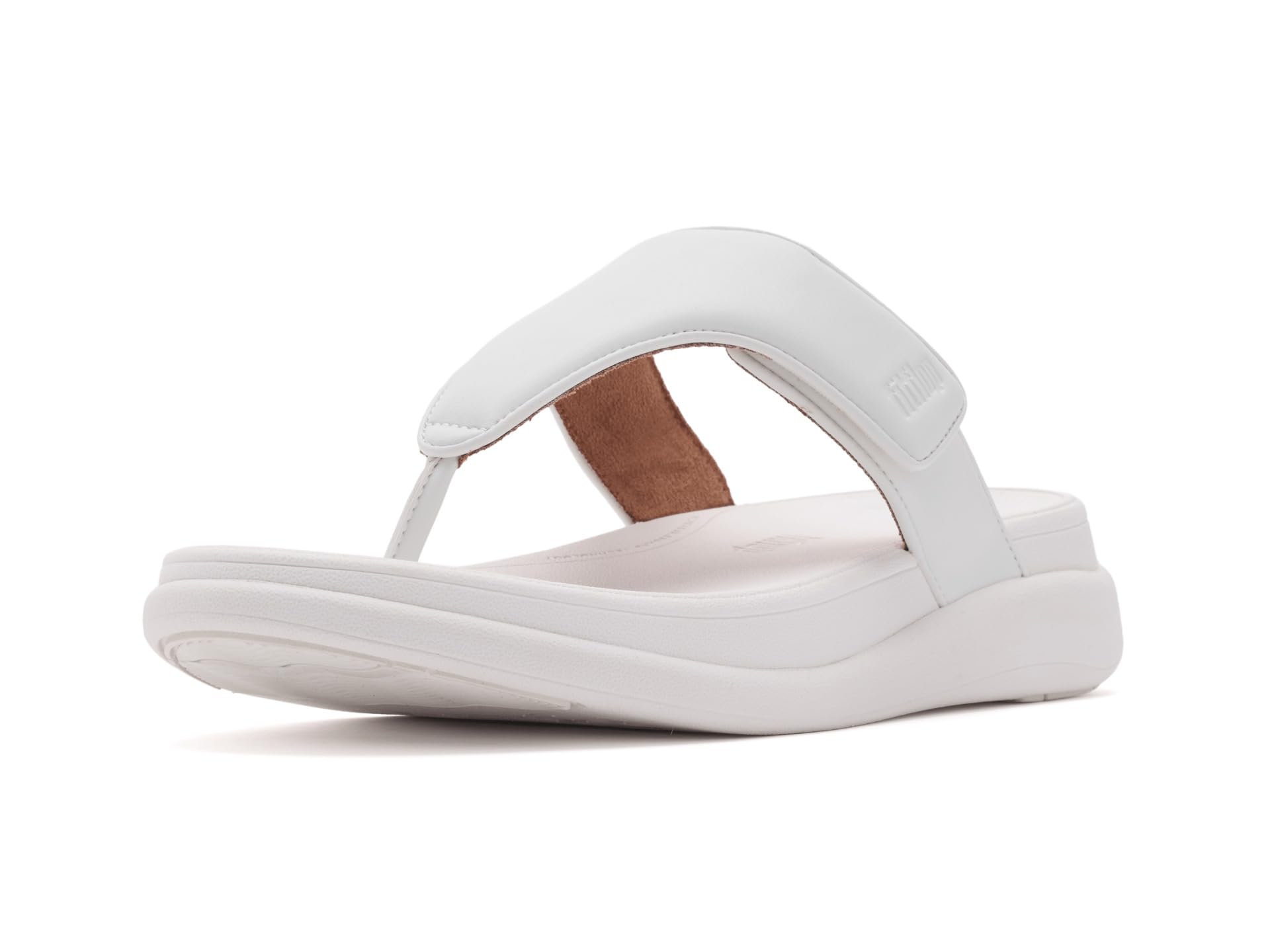 F-Mode Go Adjustable Flatform Toe-Post Sandals