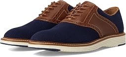 Navy Knit/Tan Full Grain