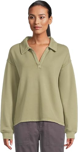 Sunwashed Sweatshirt Splitneck Polo