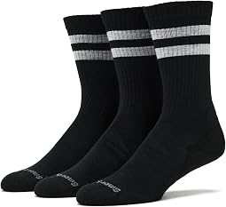 Everyday Athletic Stripe Crew Socks 3pk