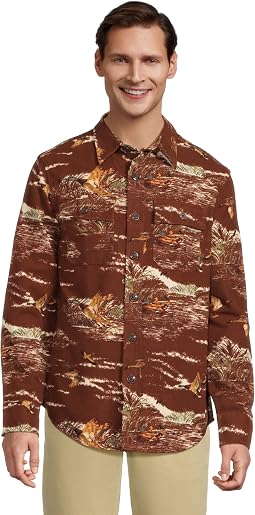 Signature 1933 Chamois Cloth Shirt Long-sleeve Pattern Regular