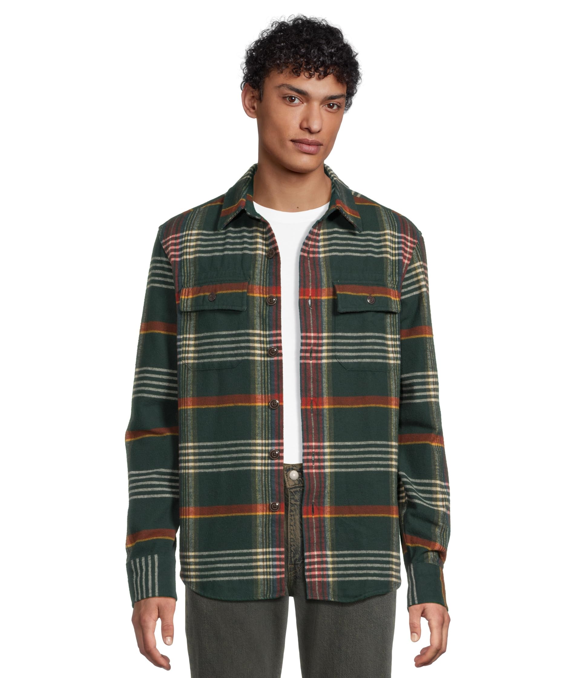 Signature 1933 Chamois Cloth Shirt Long-sleeve Pattern Regular