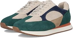 Green/Beige/Navy Suede
