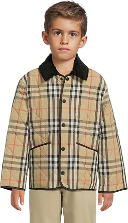 Milo Check Quilted Jacket (big Kids)