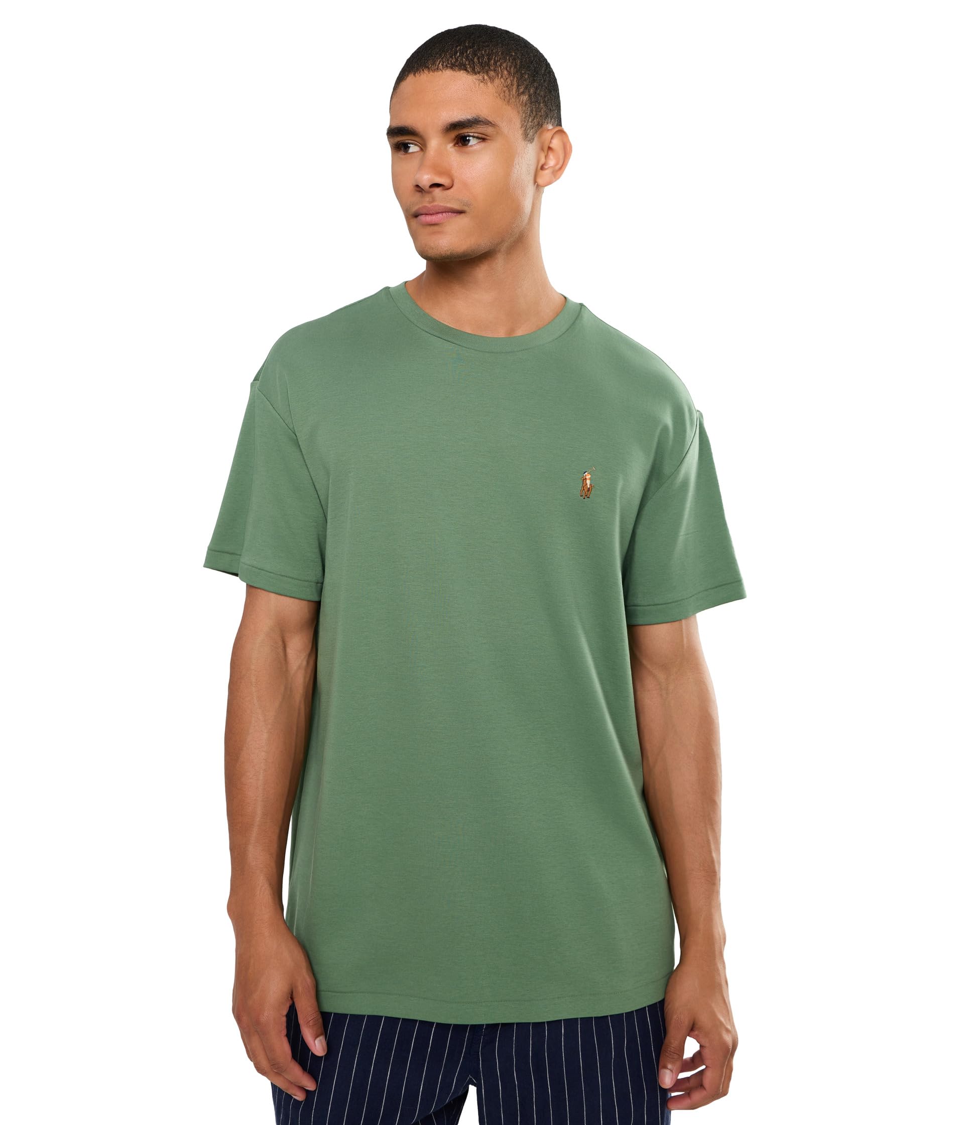 Classic Fit Soft Cotton Crewneck T-Shirt