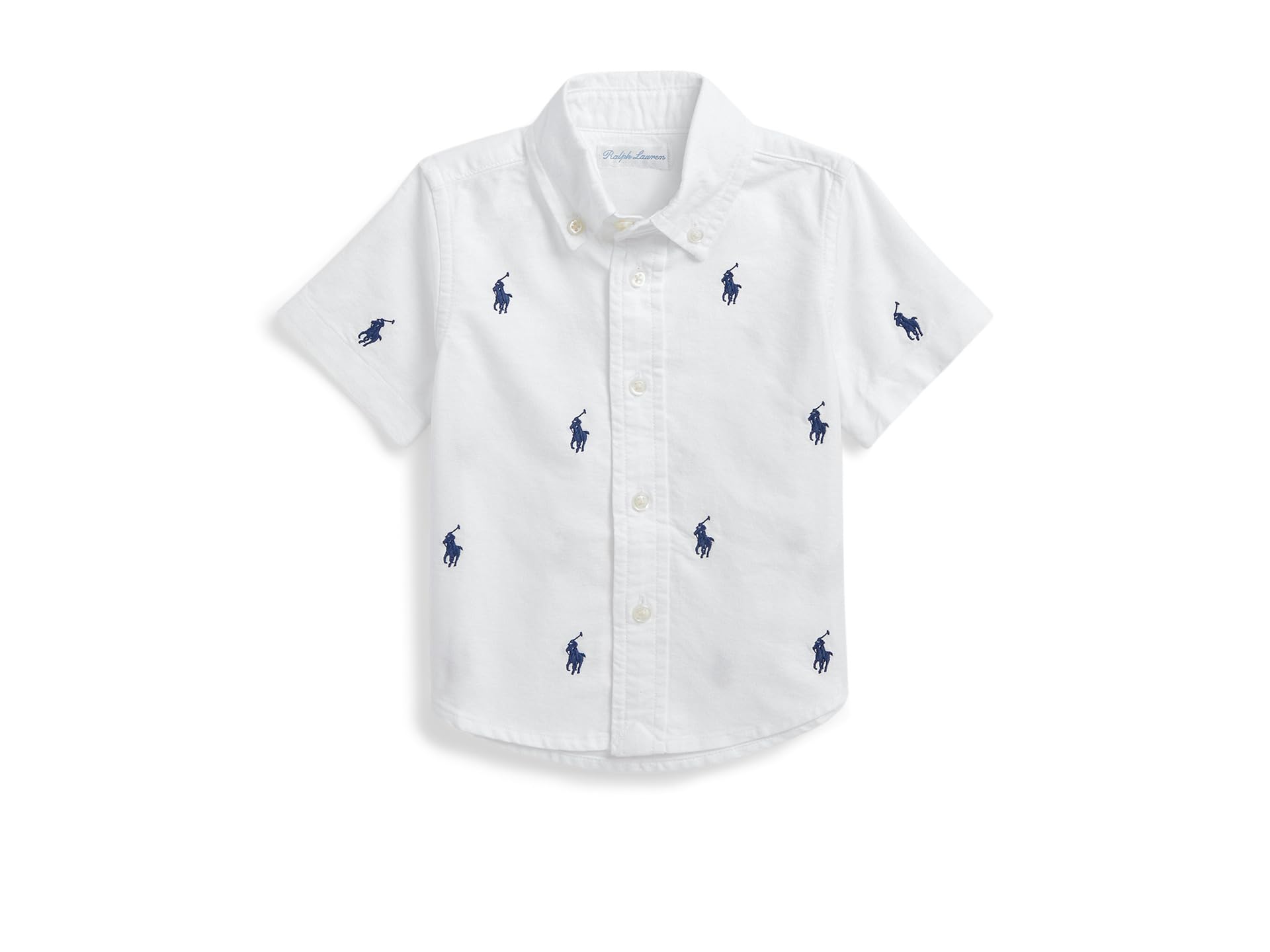 Polo Pony Oxford Short Sleeve Shirt (младенец)