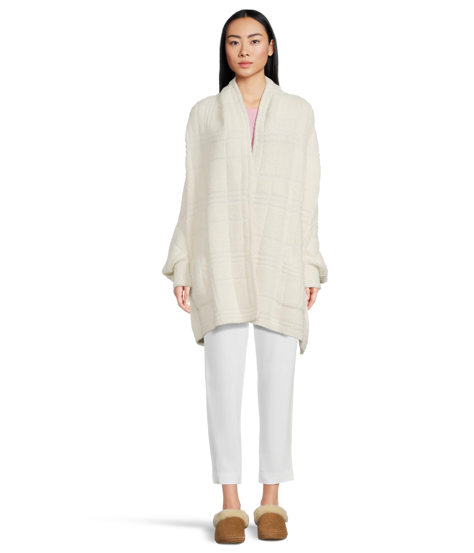 CozyChic® Cotton Tonal Plaid Blanket Wrap