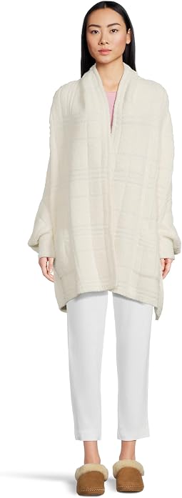 CozyChic® Cotton Tonal Plaid Blanket Wrap
