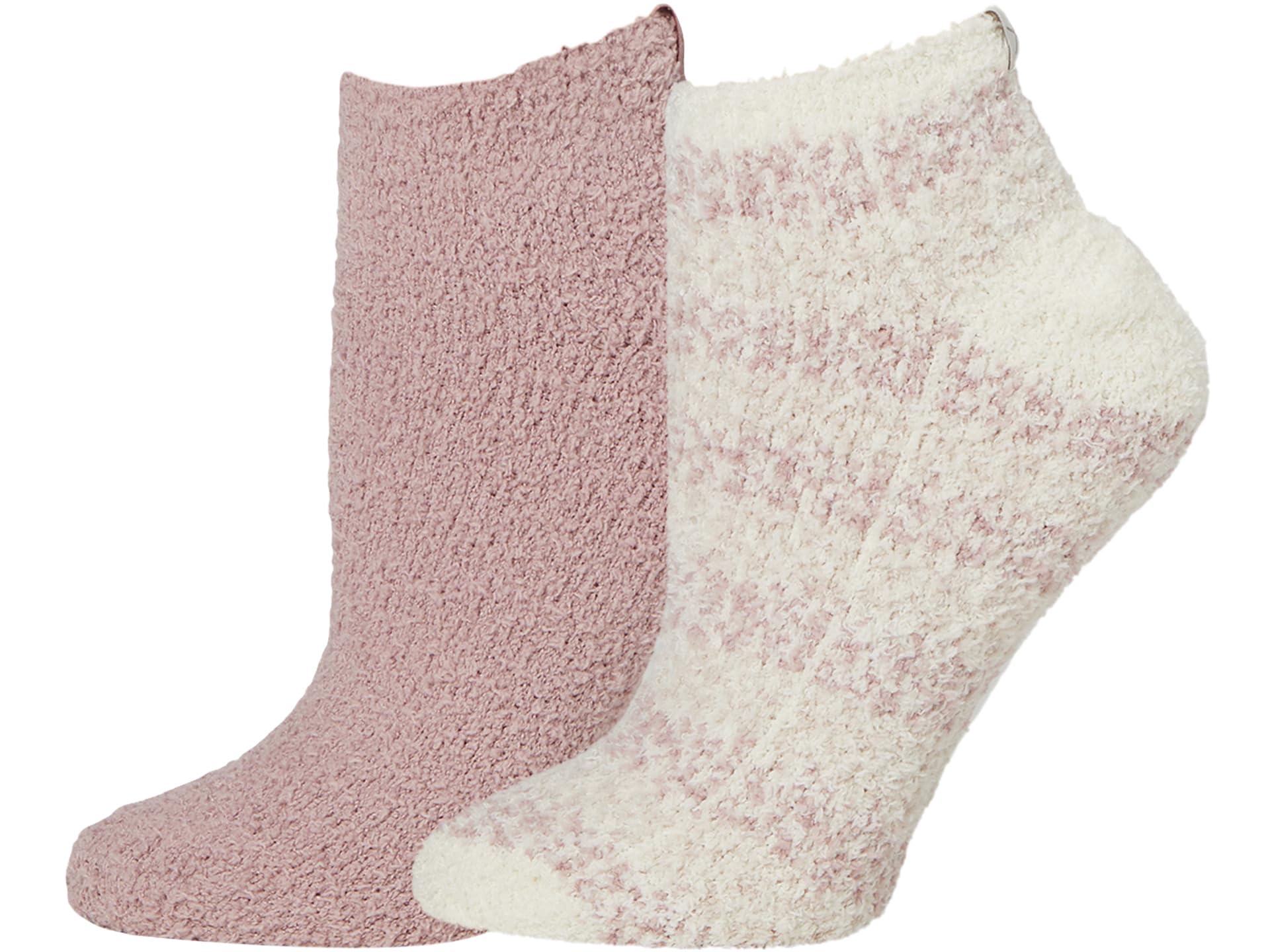 Cozychic ® Heathered Stripe Ankle Sock Set
