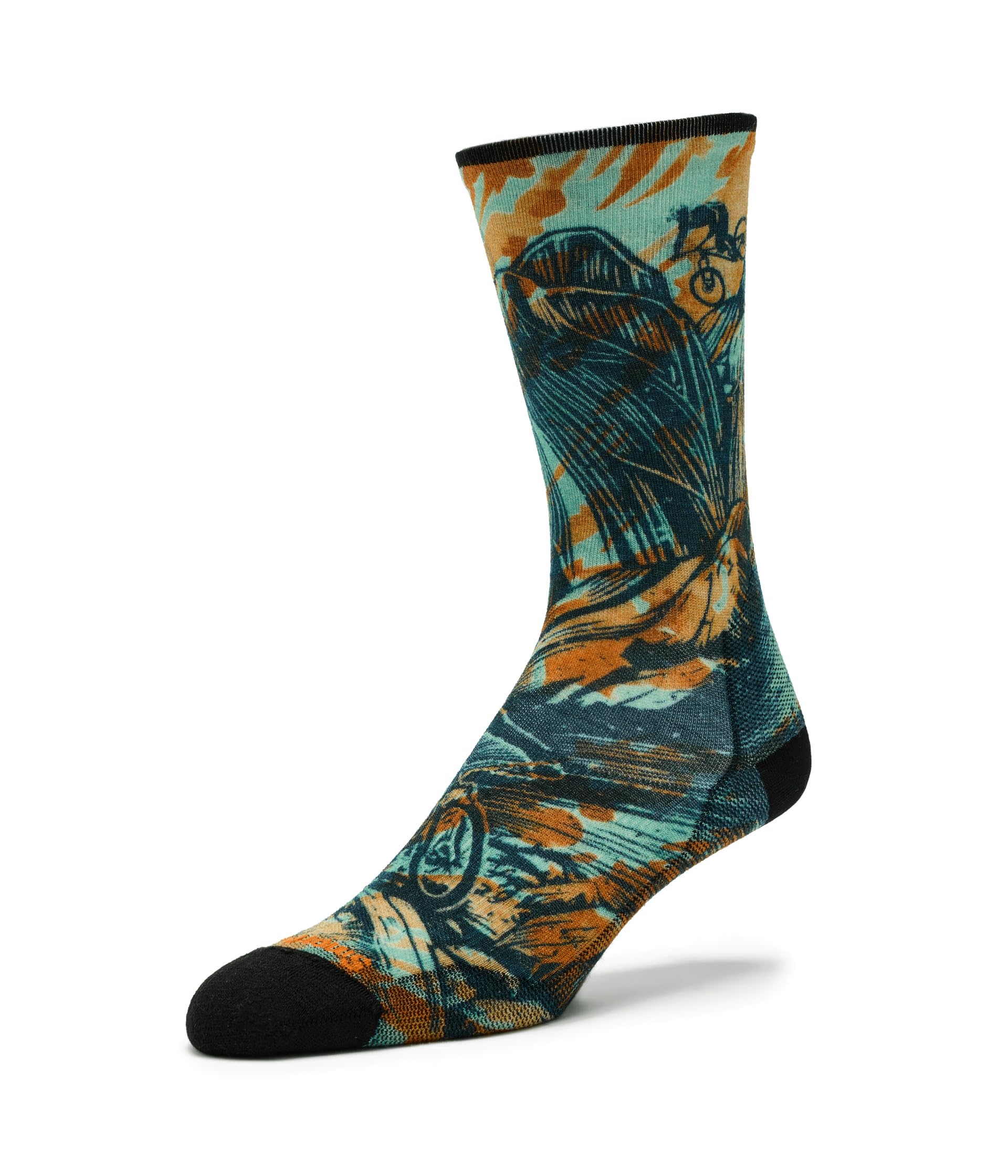 Носки-гольфы Smartwool с принтом Bike Zero Cushion Rugged Ride