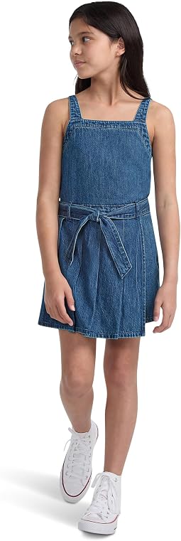 Платье-юбка со складками Pleated Skort Dress (Старший ребенок)