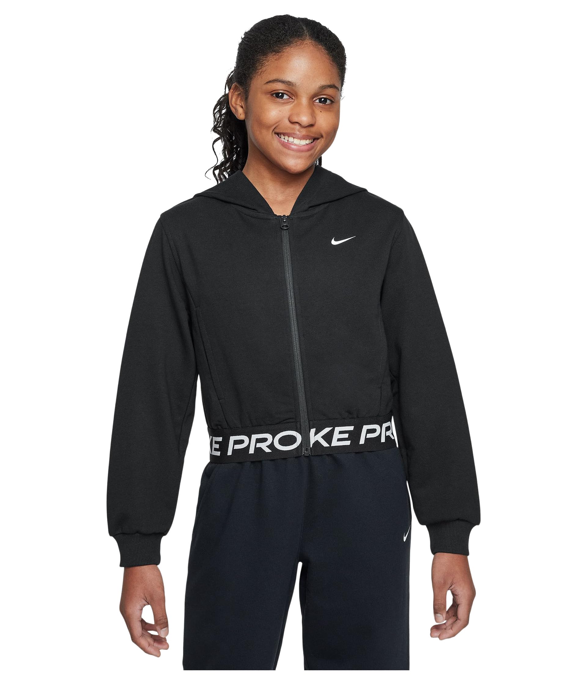 Pro Fleece Dri-FIT Full-Zip Hoodie (Big Kid)