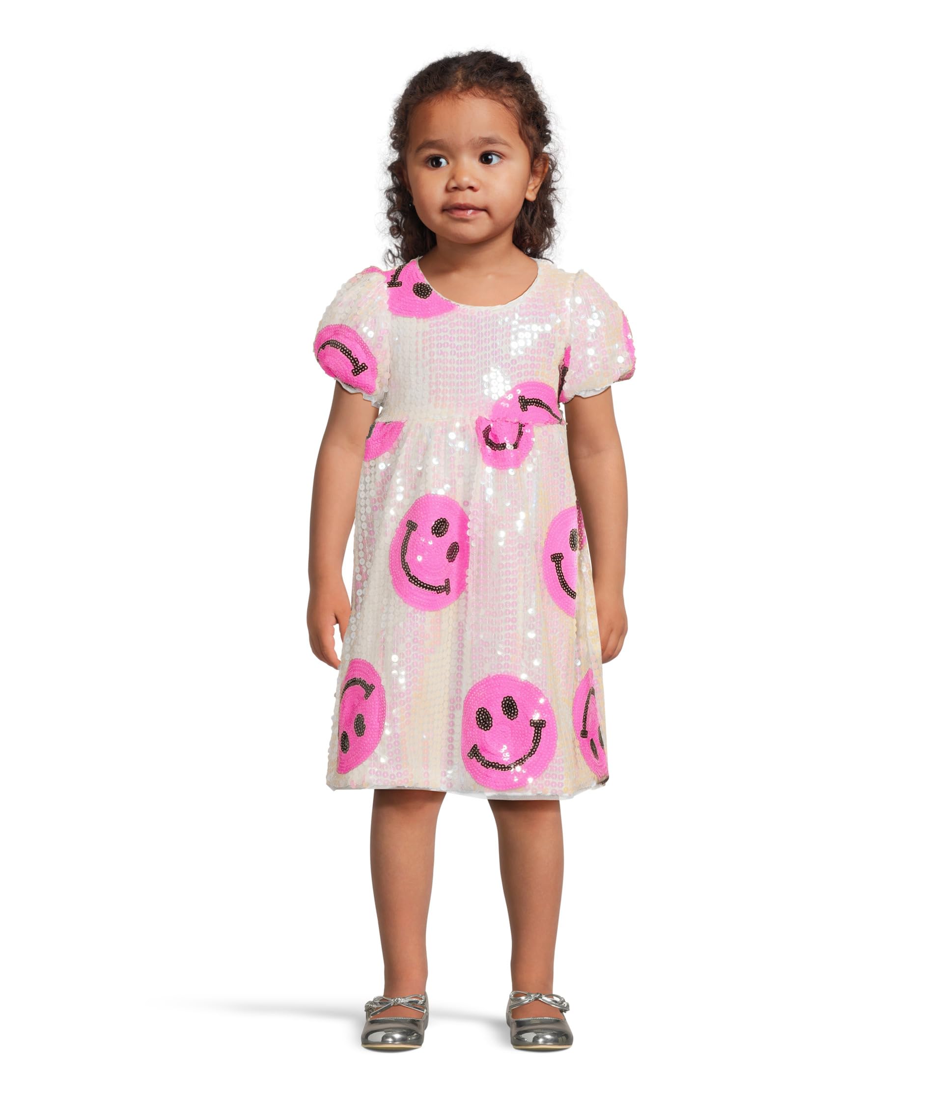 Pinkie Happy Emoji Dress (Little Kid/Big Kid)