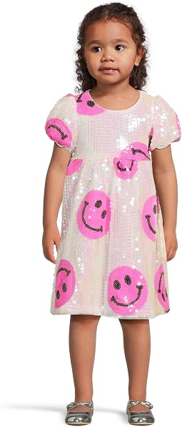 Платье Pinkie Happy Emoji (маленький/большой ребенок)