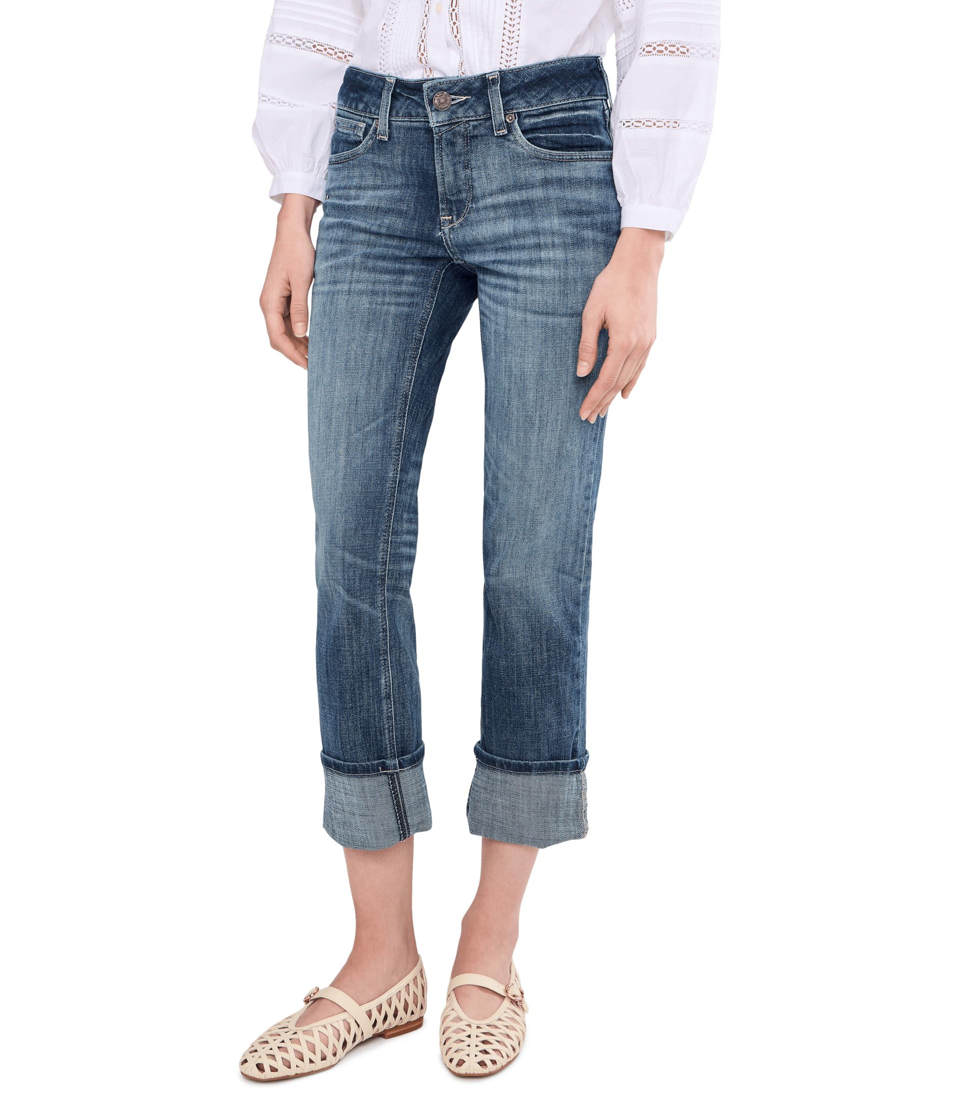 Прямые укороченные джинсы Perfect Rise Silvie