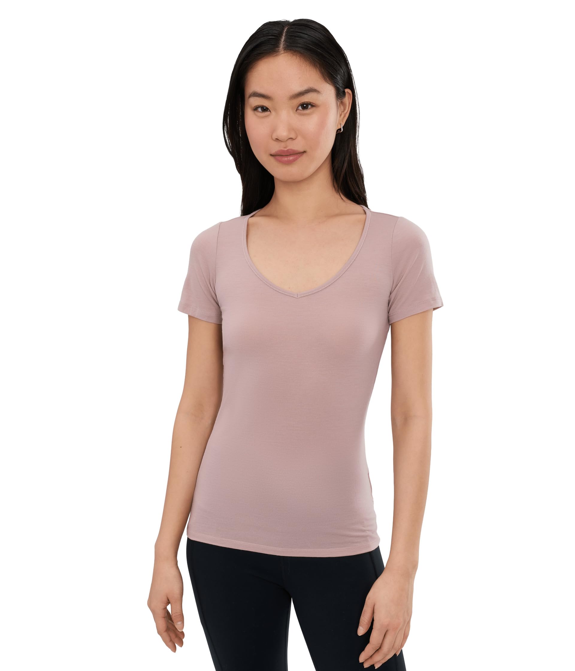 Рубашка с коротким рукавом и вырезом сердечком Merino 150 Siren