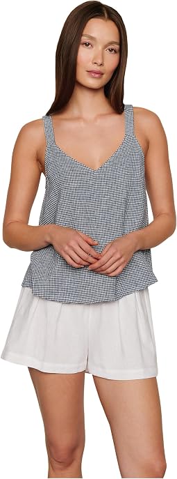 Gingham White/Navy