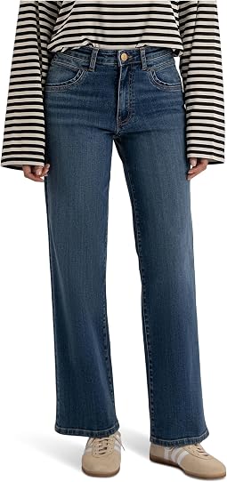 Jodi High-rise Straight Leg 5 Pocket-front Pocket Inset