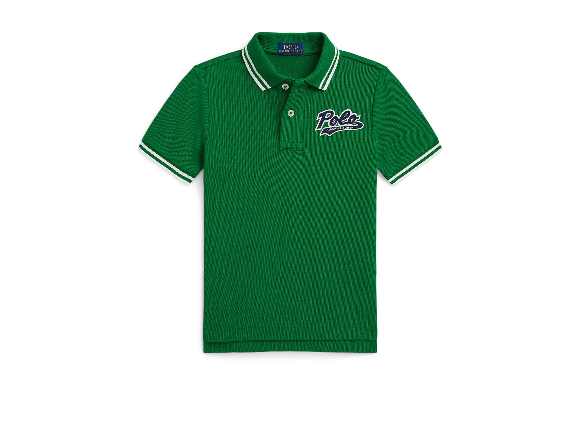 Logo Cotton Mesh Polo Shirt (Toddler/Little Kid)