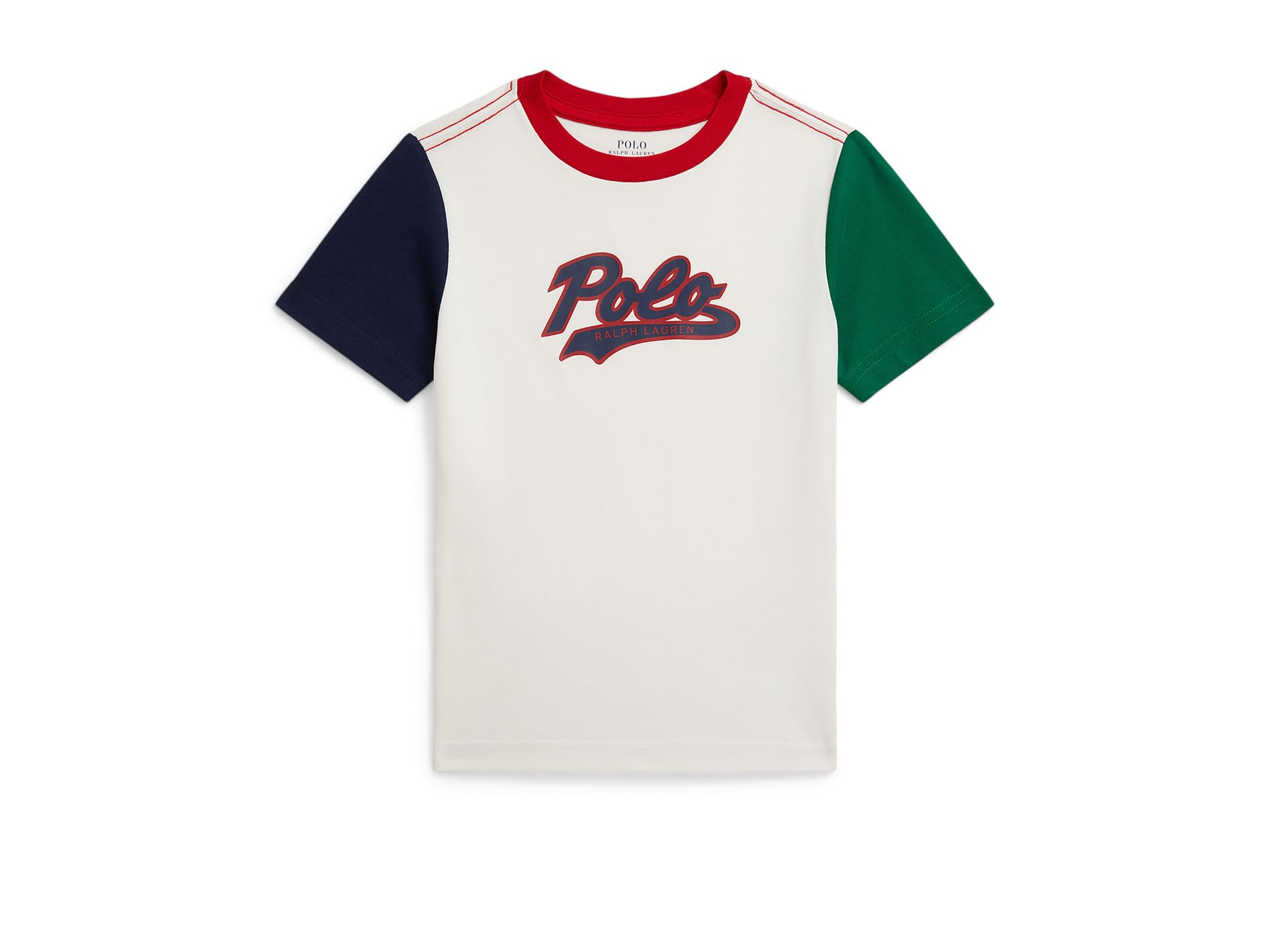 Logo Color-Blocked Cotton Tee (Toddler/Little Kid)
