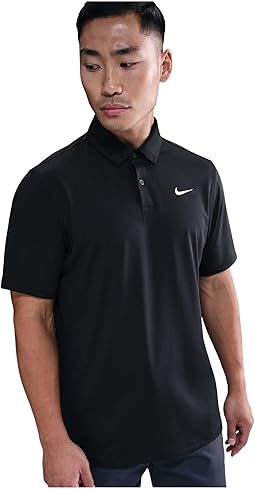 Мужская поло-рубашка для гольфа с логотипом на груди и технологией Dri-FIT
