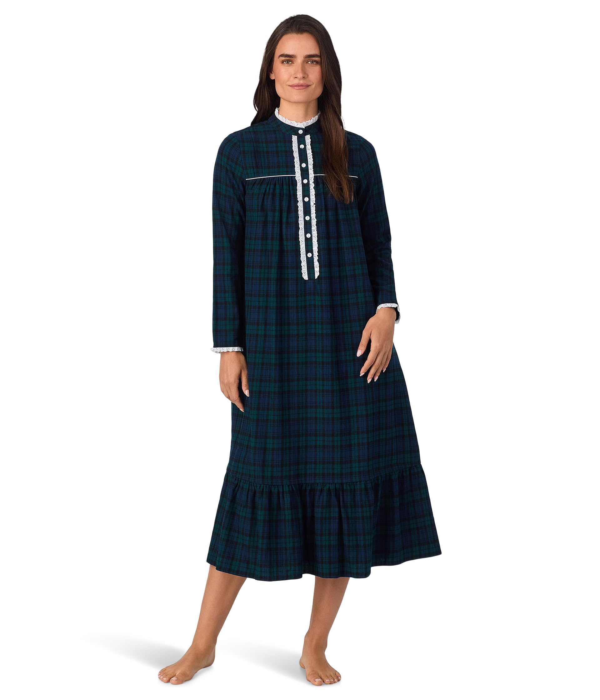 50" Highneck Flannel Nightgown