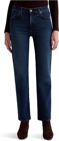 Brinley Mid Rise Straight In Midnight Sun