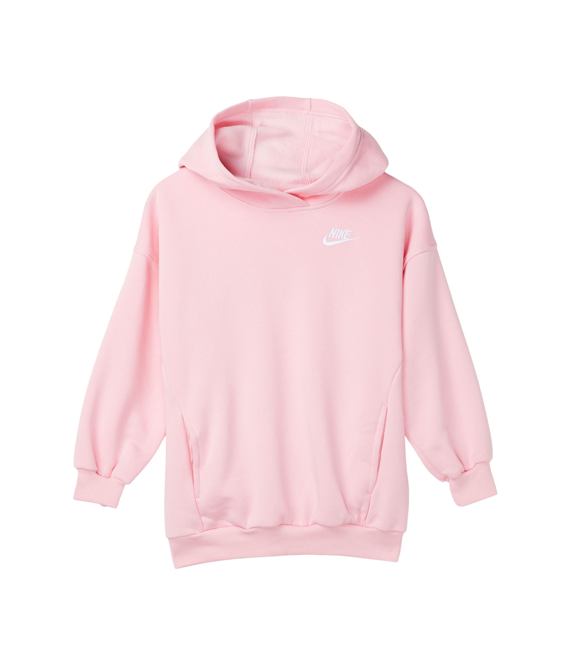 Sportswear Club Fleece Oversized Pullover Hoodie (Little Kid/Big Kid)